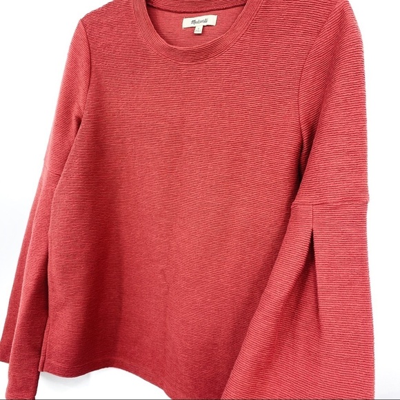 MADEWELL Flared Sleeve Sweater Top Size S - Picture 5 of 15